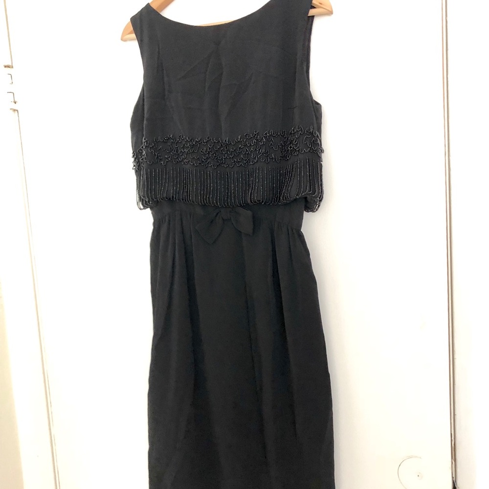 Chic Black Vintage Dress